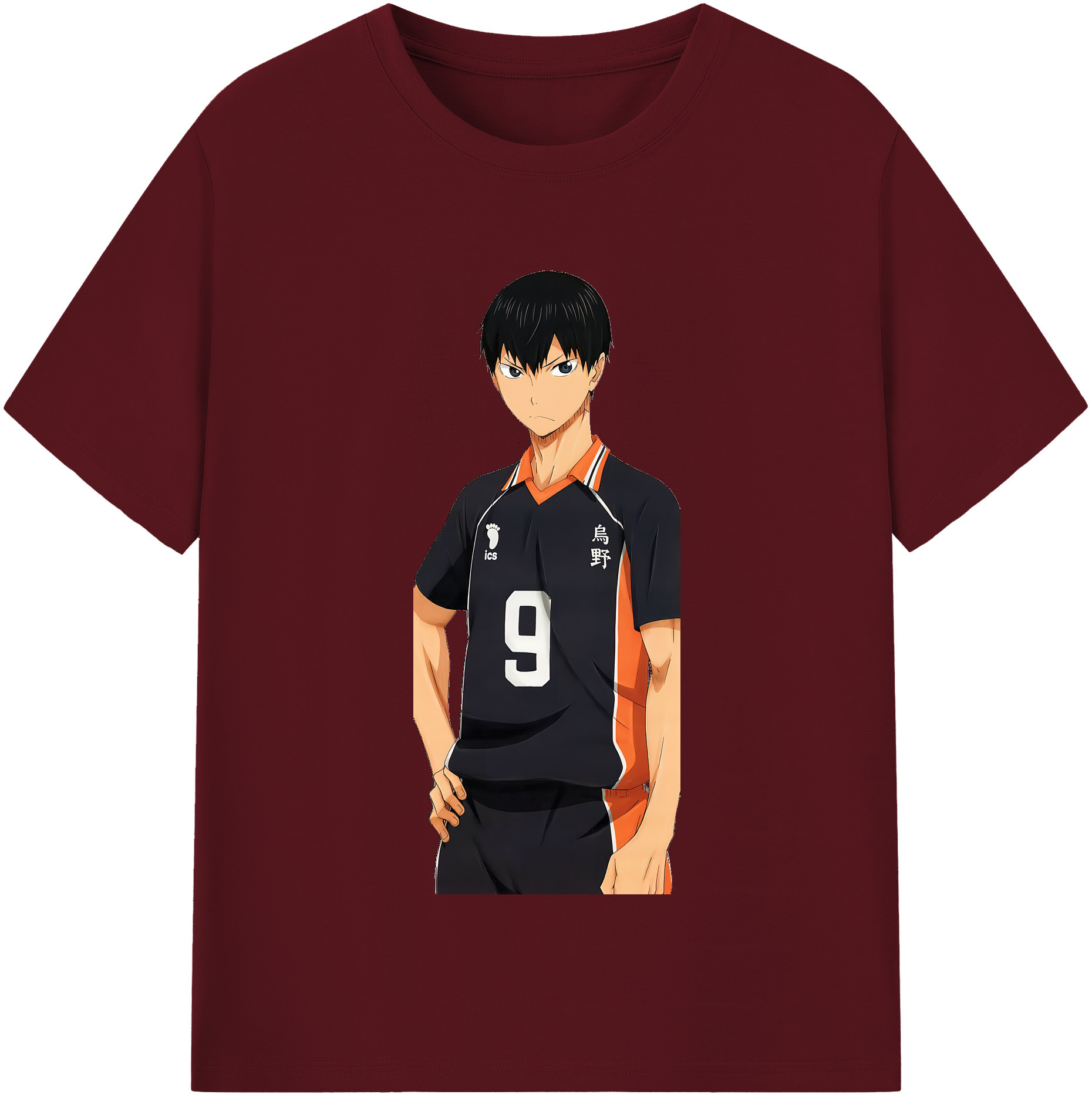 （画像用） ハイキュー!! Haikyu!! 綿100％半袖Tシャツ（フロントプリント）